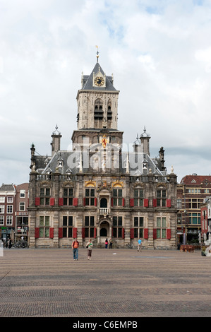 Rathaus Delft Holland Niederlande Europa Stockfoto