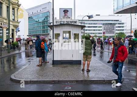 Checkpoint Charlie, Berlin, Deutschland, Europa Stockfoto