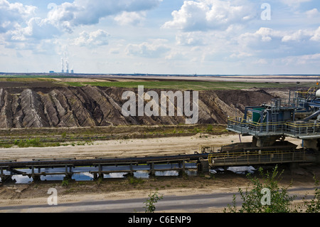 Open Face mine Jänschwalde, Brandenburg, Deutschland Stockfoto