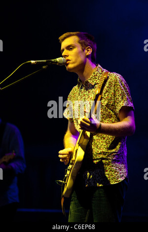 Mit nichts erklingt in den grünen Mann Festival, Crickhowell, Mid Wales, Vereinigtes Königreich. Stockfoto