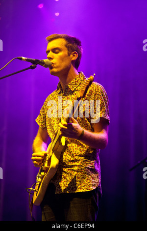 Mit nichts erklingt in den grünen Mann Festival, Crickhowell, Mid Wales, Vereinigtes Königreich. Stockfoto