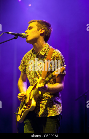 Mit nichts erklingt in den grünen Mann Festival, Crickhowell, Mid Wales, Vereinigtes Königreich. Stockfoto