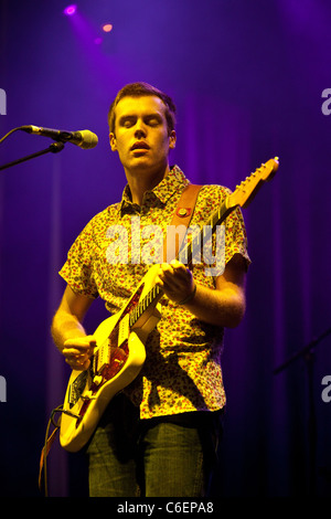 Mit nichts erklingt in den grünen Mann Festival, Crickhowell, Mid Wales, Vereinigtes Königreich. Stockfoto