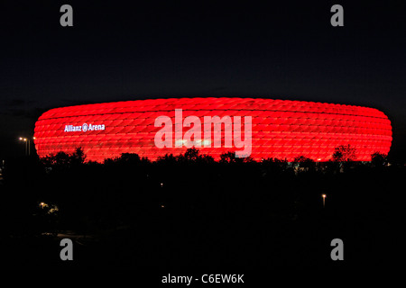 Deutschland, Münchner Fußballstadion Allianz Arena Stockfoto