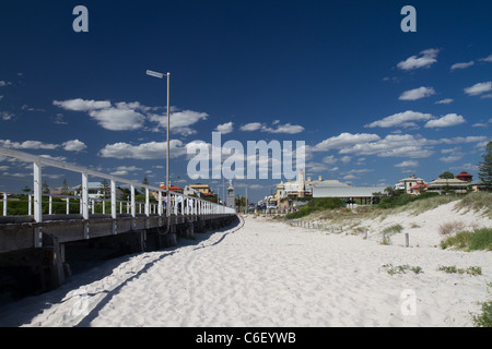 Zugriff auf Semaphore Beach, Adelaide, Südaustralien Stockfoto