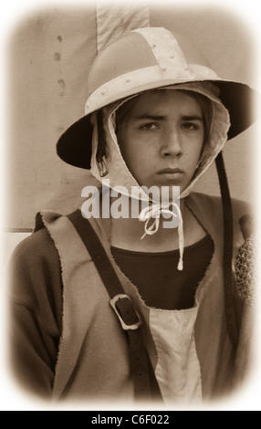 Nachstellung der Schlacht von Bosworth August 2011 Stockfoto