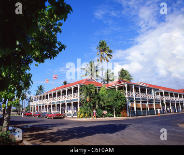 Pioneer Inn in Lahaina, West Maui, Maui, Hawaii, Vereinigte Staaten von Amerika Stockfoto