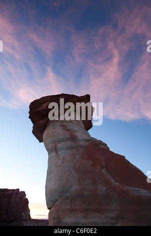 Sonnenuntergang am Stud Horse Point - Utah und Arizona Grenze Stockfoto