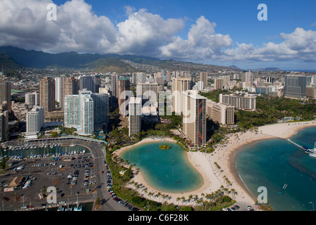 Hilton Hawaiian Village Waikiki, Honolulu, Oahu, Hawaii Stockfoto