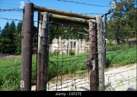 Bucina - Buchwald - Grenze Tschechien-Deutschland - Eisernen Vorhang aus der Zeit des Kalten Krieges - Böhmerwald - Bayerischer wald Stockfoto