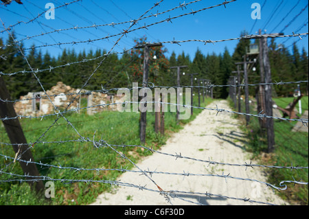 Bucina - Buchwald - Grenze Tschechien-Deutschland - Eisernen Vorhang aus der Zeit des Kalten Krieges - Böhmerwald - Bayerischer wald Stockfoto