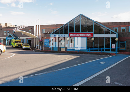 Doncaster Royal Infirmary A&E Unfall- und Notaufnahme Eingang Stockfoto