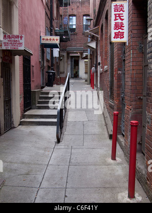 Gasse, Chinatown, San Francisco Stockfoto