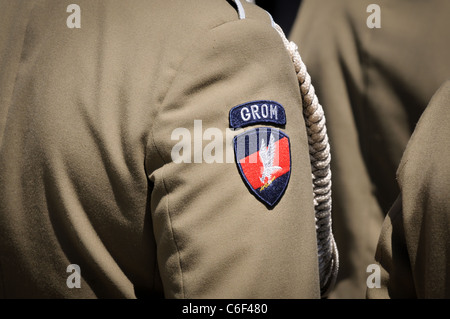 Soldaten aus polnische Spezialeinheit GROM (Mobile Reaktion Vorgangsgruppe, original kurze bedeutet "Thunderbolt") Stockfoto