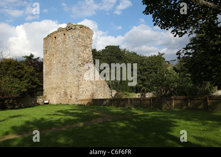 Ruinen von [Drumin Burg], ein 14. Jahrhundert [Turmhaus] in der Nähe von Glenlivet, Moray (Aberdeenshire) Schottland Stockfoto