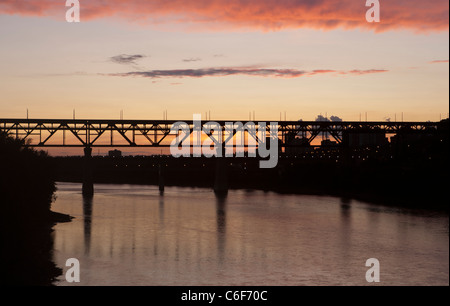 Hohe Niveau Brücke, Edmonton, Alberta, Kanada Stockfoto