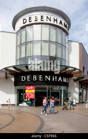 Debenhams Store im Einkaufszentrum Westwood, Broadstairs Stockfoto