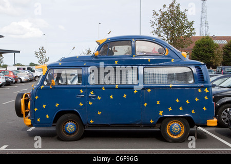 VW Wohnmobil-Umbau Stockfoto