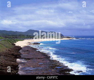 Sandy Beach, South Shore, Oahu, Hawaii, Vereinigte Staaten von Amerika Stockfoto