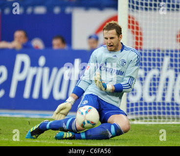 Torwart Ralf Fährmann (Faehrmann), FC Schalke 04 Stockfoto