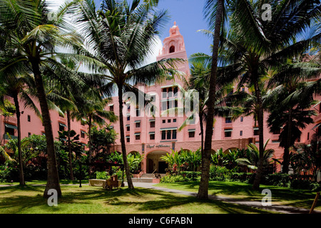 Royal Hawaiian Hotel Waikiki, Honolulu, Oahu, Hawaii Stockfoto