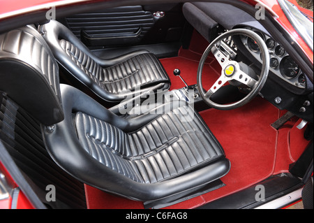 1972-Ferrari Dino 246 GT Trainer-Arbeit von Pininfarina Stockfoto