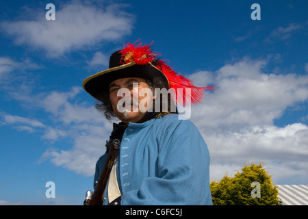 Räuber  17th Century Life & Times Military und zivile Reenactment, Tutbury Castle, Derbyshire, UK Stockfoto