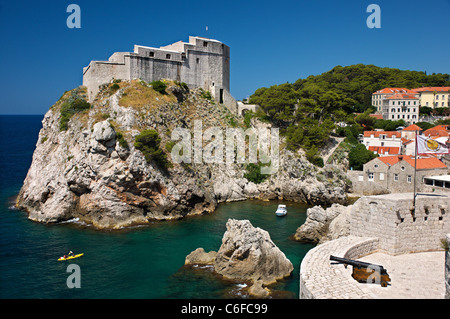 Festung Lovrijenac, Dubrovnik, Kroatien, Stockfoto