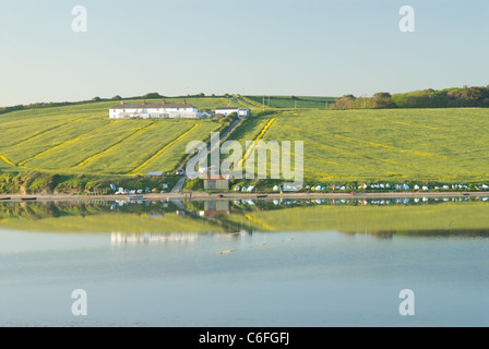 Rodden Bienenkorb und die Flotte hinter Chesil Beach in Dorset Stockfoto