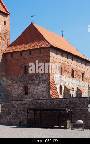 Trakai Burg, Litauen Stockfoto