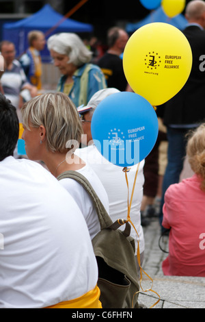 Die schlesischen Autonomiebewegung - Festival (März) 2011, Kattowitz, Polen. Stockfoto