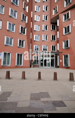 Der Neue Zollhof (von Gehry, 1998-1999). Medienhafen Bezirk. Düsseldorf. Deutschland. Stockfoto