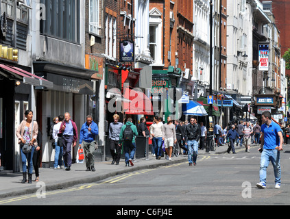 Old Compton Street, Soho, London, England, UK Stockfoto