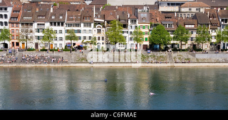 Panorama von Basel Stockfoto