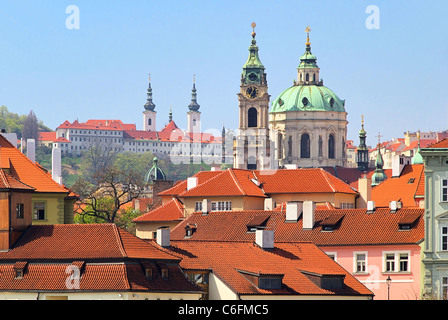 Prag-St.-Nikolaus-Kirche - Prag-St.-Nikolaus-Dom 01 Stockfoto