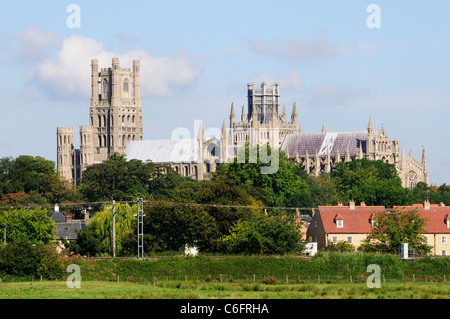 Ely Kathedrale, Ely, Cambridgeshire, England, Vereinigtes Königreich Stockfoto