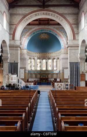 All Souls Church Interieur. Eastbourne, East Sussex, England, UK Stockfoto