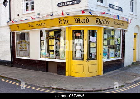 Der verrückte Hutmacher Teestuben in Margate Kent. Stockfoto