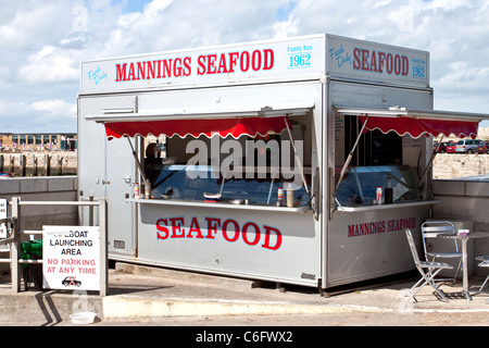 Meeresfrüchte Stall, Margate Meer, Kent, UK Stockfoto