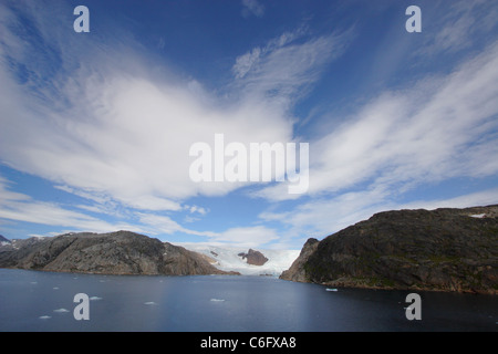 Gletscher im Prinz-Christian-Sund, Grönland Stockfoto