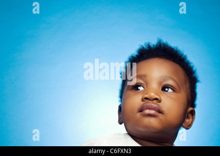 Ein Porträt von einem Babymädchen Stockfoto