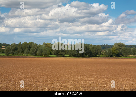 Großbritannien England Essex Suffolk Grenzen anzeigen zu Stoke von Nayland Church of St Mary im Herzen von Constable Country Stockfoto