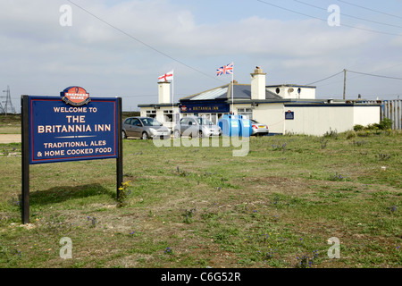 Britannia Inn Dungeness Kent Stockfoto