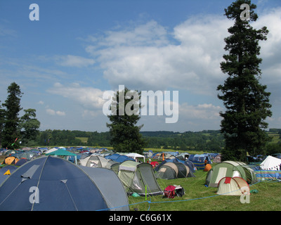 Cornbury Musikfestival, große Tew, Oxfordshire 2011 Stockfoto