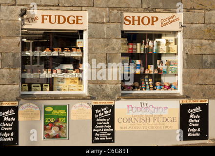 Das Fudge Shop Padstow Dorf Zentrum Cornwall England UK GB EU Europa Stockfoto