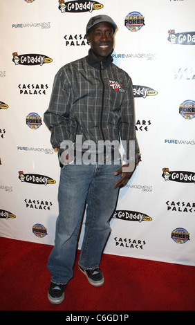 Don Cheadle 6th Annual National Heads-Up Poker Championship präsentiert von GODADDY.COM bei Pure Nightclub im Caesars Palace Stockfoto