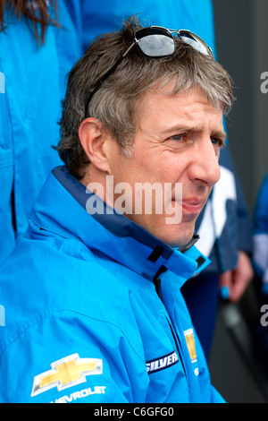 Britischen Tourenwagenmeisterschaft BTCC Rennfahrer Jason Plato. Stockfoto