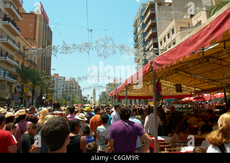 Fallas - Festival-Alicante (Spanien). Stockfoto