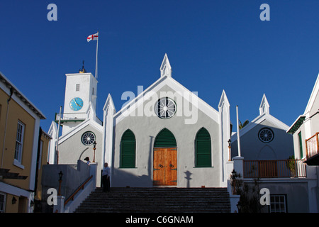 St Peter Kirche, Stadt St. George's, Bermuda Stockfoto