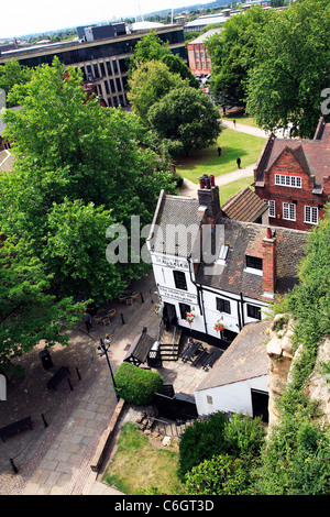 Ye Olde Trip to Jerusalem in Nottingham Stockfoto
